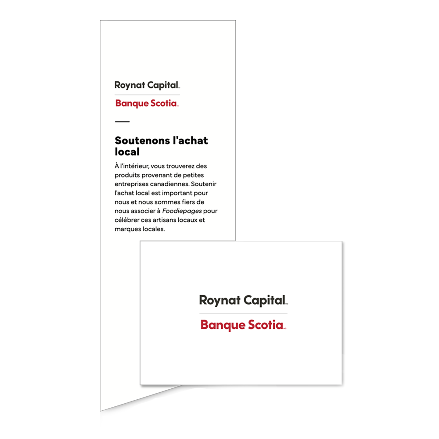Roynat Box Sticker + Gift Message - FRENCH*