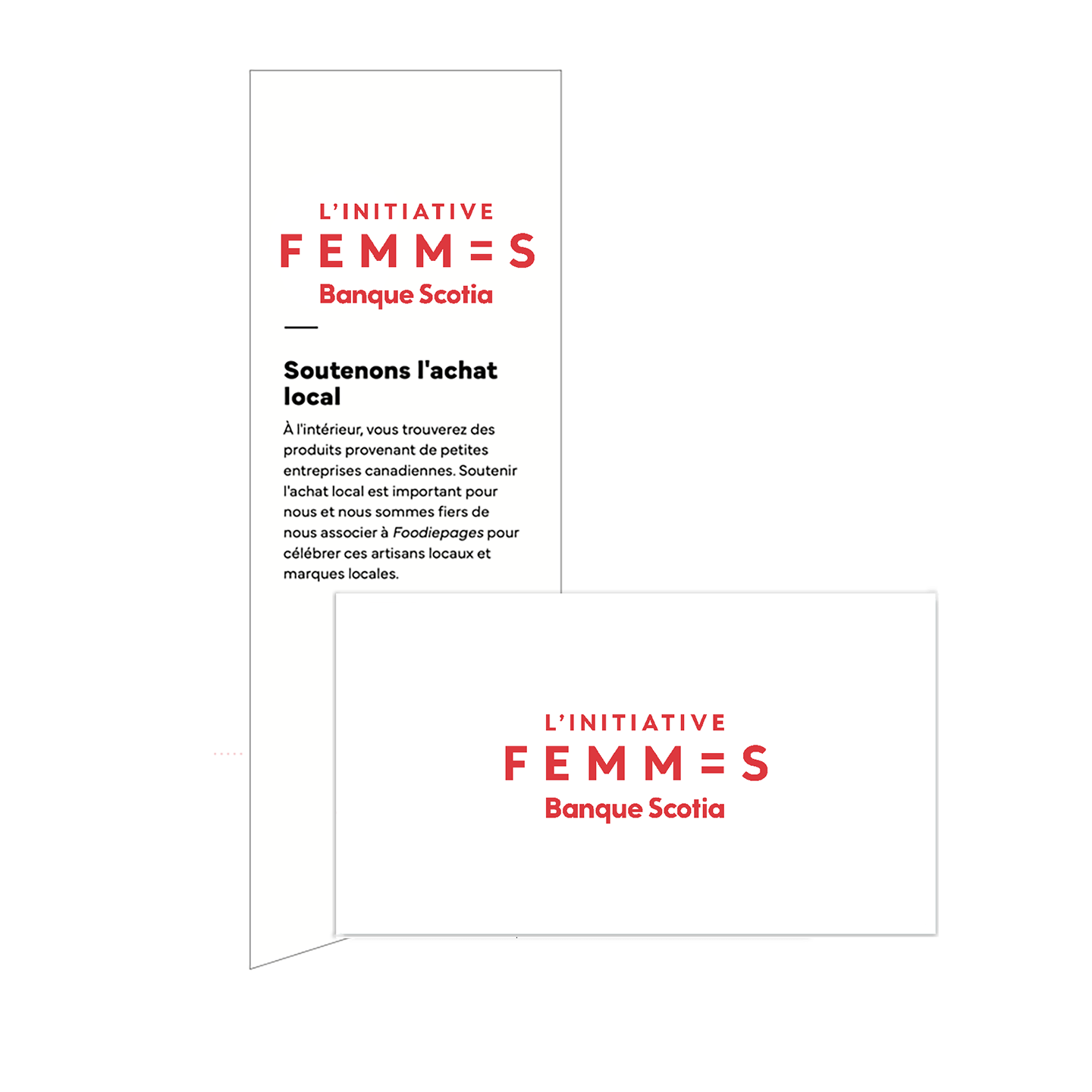 SWI Box Sticker + Gift Message - FRENCH