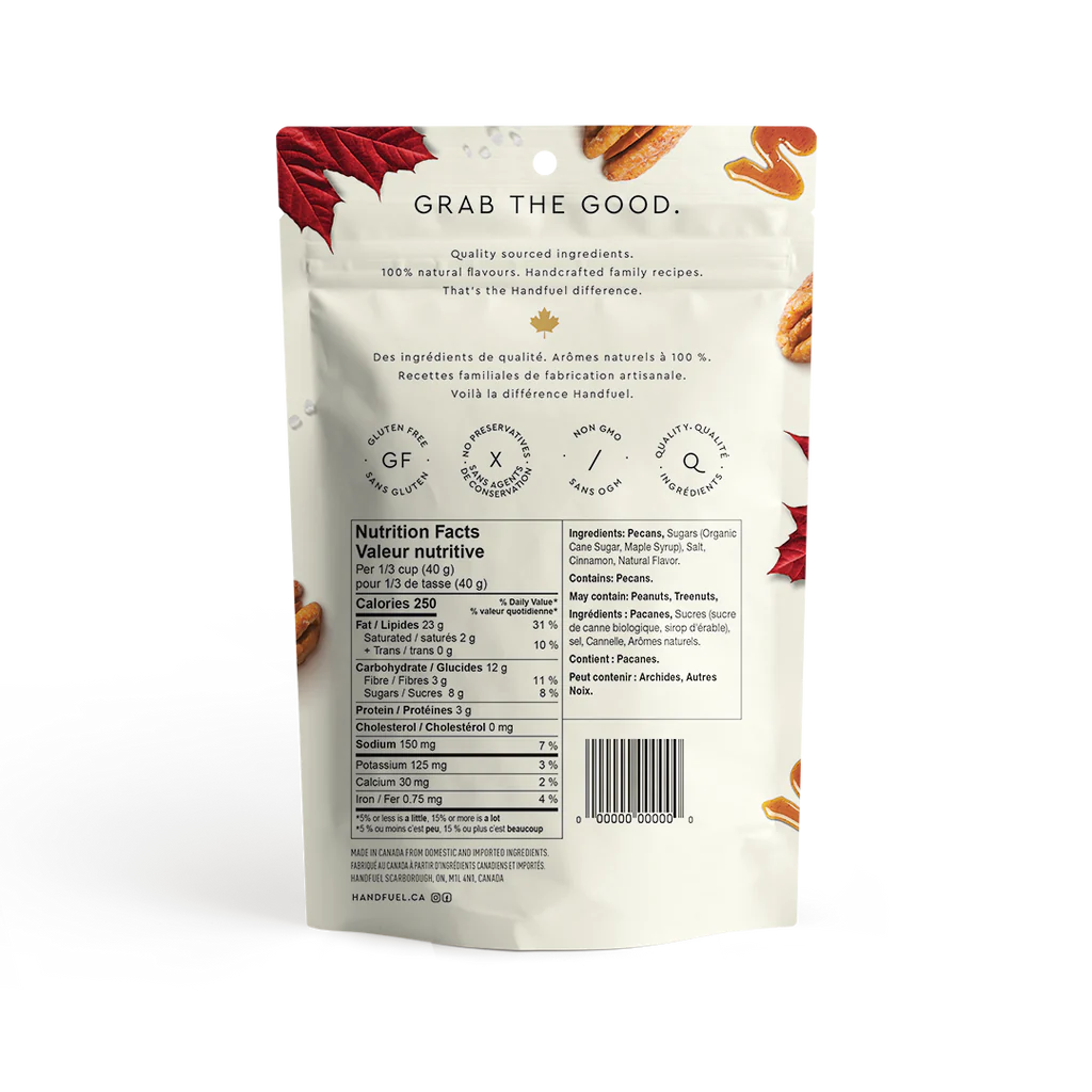 Handfuel - Maple Glazed Pecans 120g