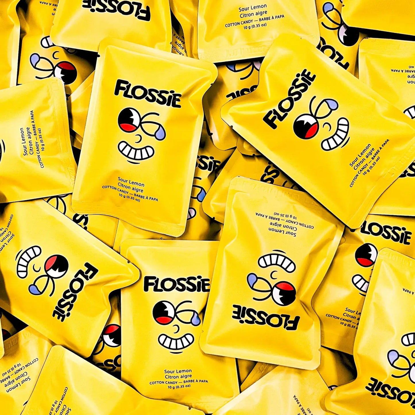 Flossie Sour Lemon Cotton Candy