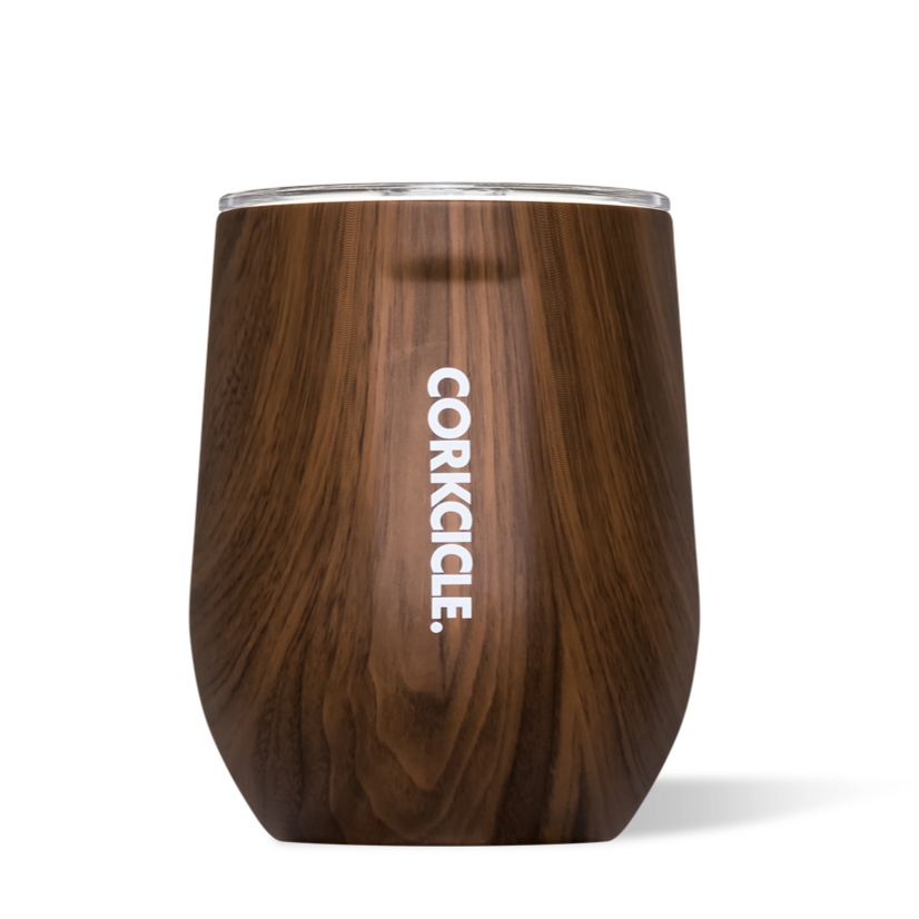 Corkcicle - Stemless (Walnut Wood - 12oz)