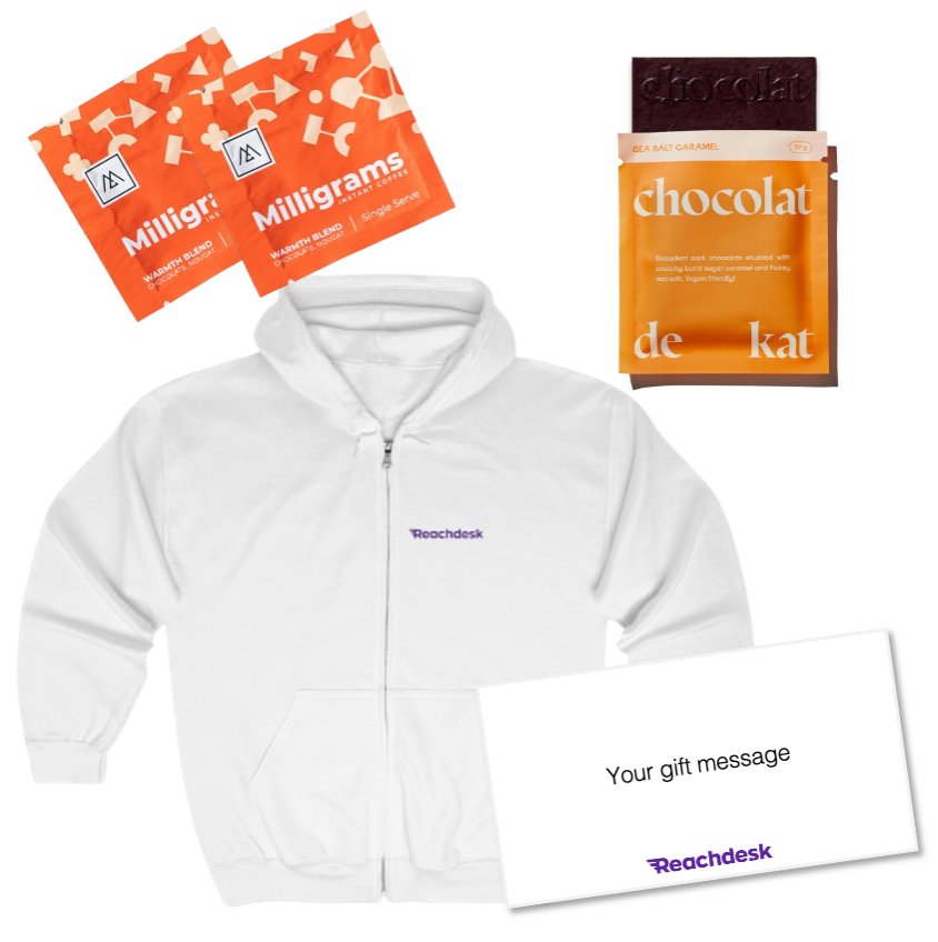 On-Demand Coffee Break Kit + Zip-Up Hoodie