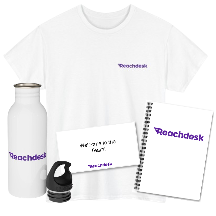 On-Demand T-Shirt, Water Bottle + Spiral Notebook