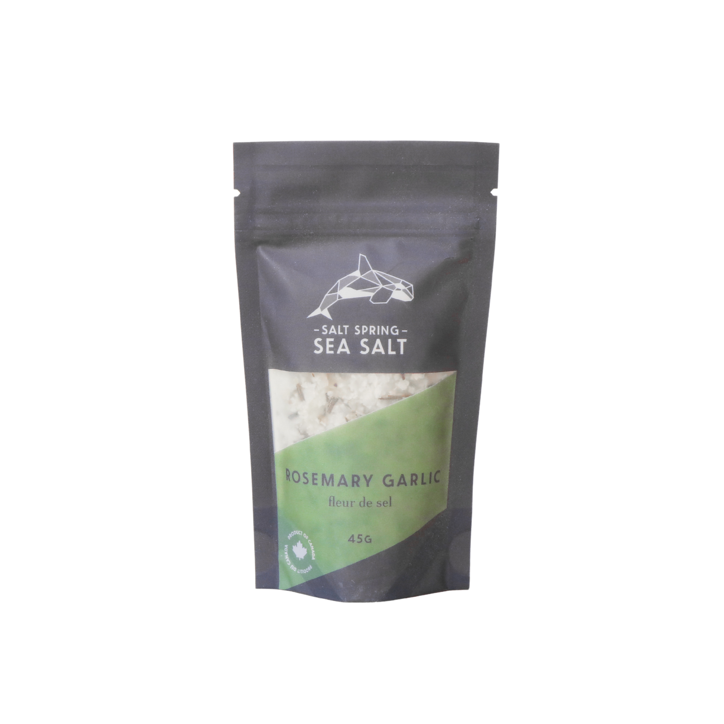 Salt Spring Sea Salt - Rosemary Garlic Fleur de Sel 45g