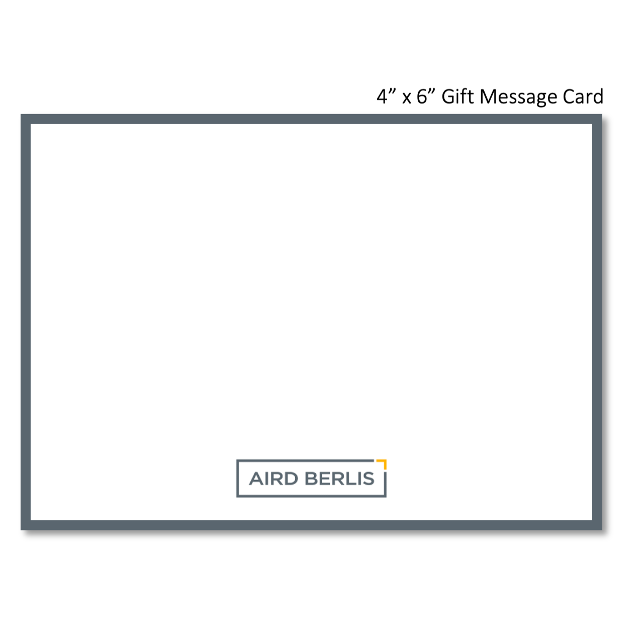 Aird & Berlis Gift Message