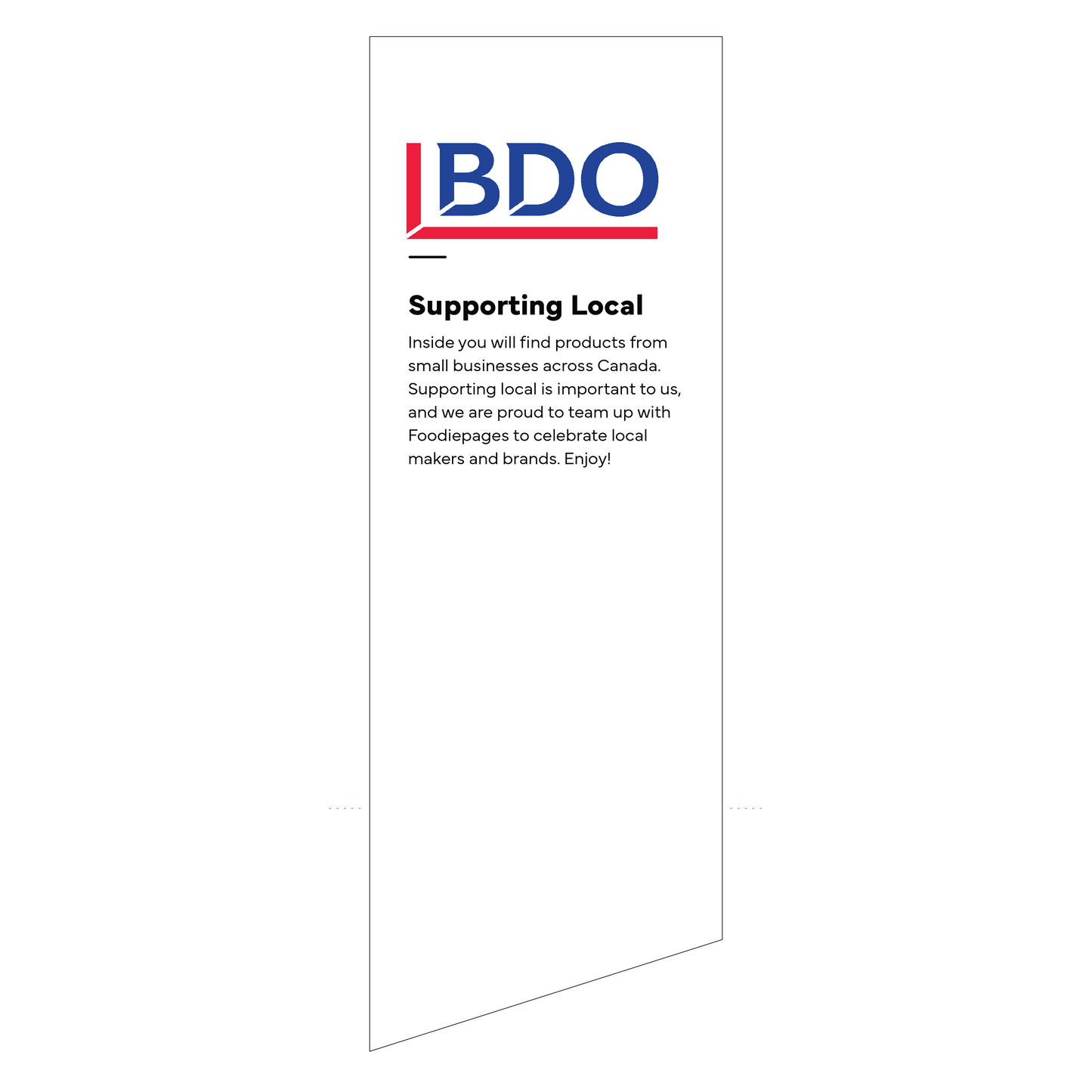 BDO Box Sticker (Supporting Local)