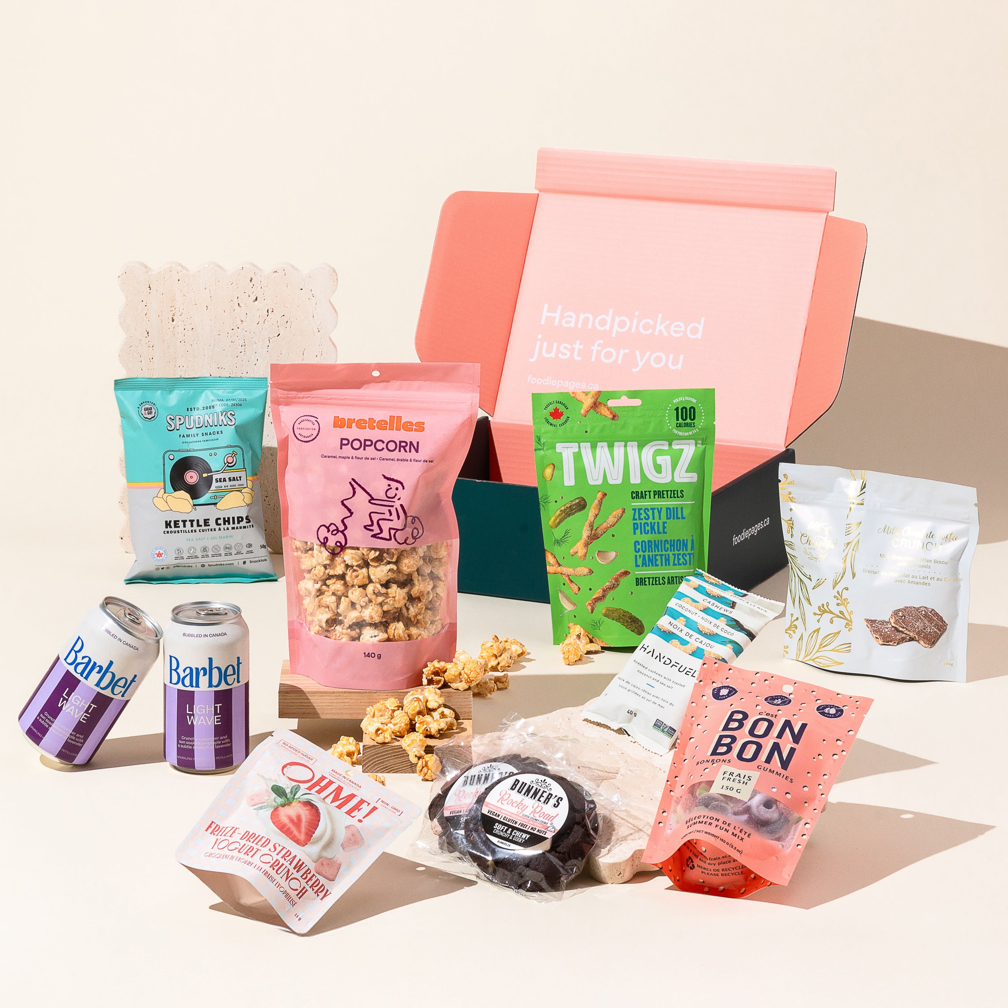 Crowd Pleasers Shareable Snack Box | Made in Canada – Foodiepages Crowd Pleasers Shareable Snack Box | Made in Canada – Foodiepages