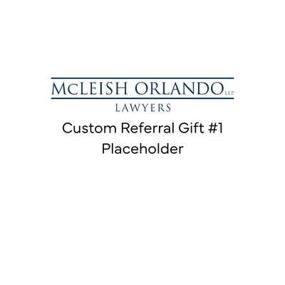 Custom Referral Gift - McLeish Orlando