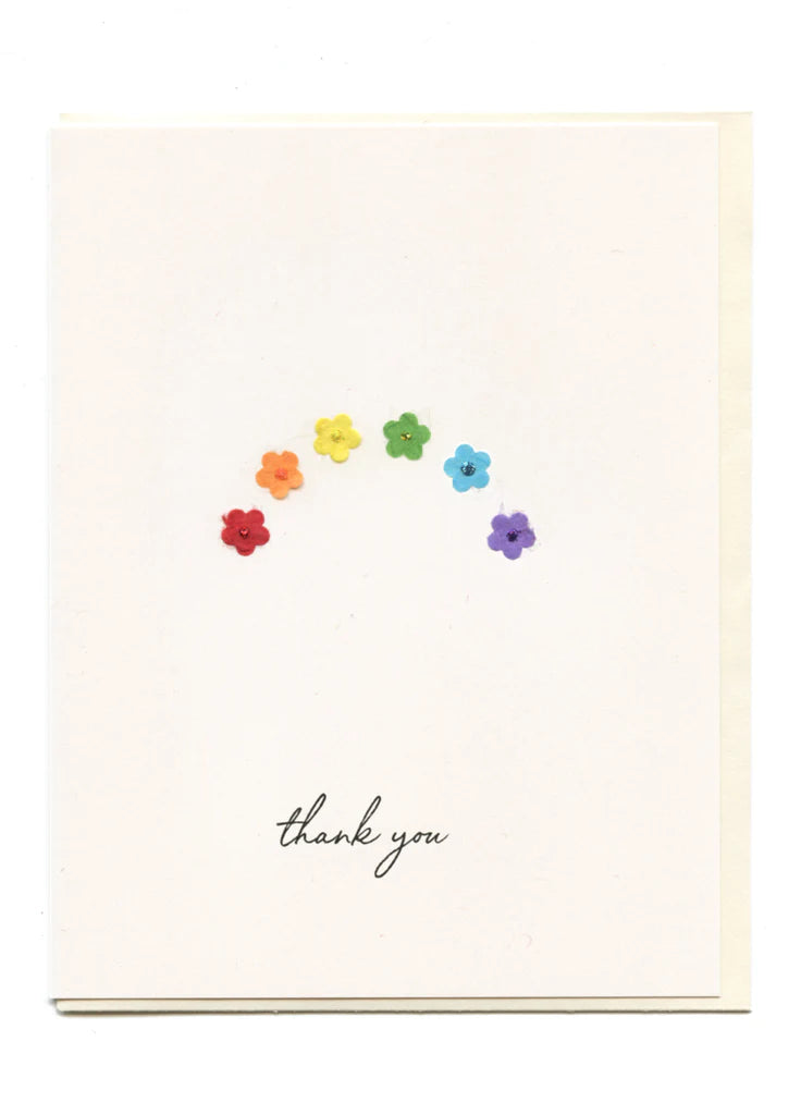 Thank You Flowers Card