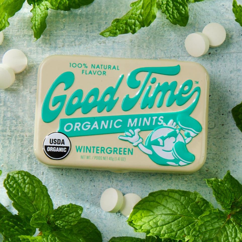 Good Time Organic Mints - Wintergreen