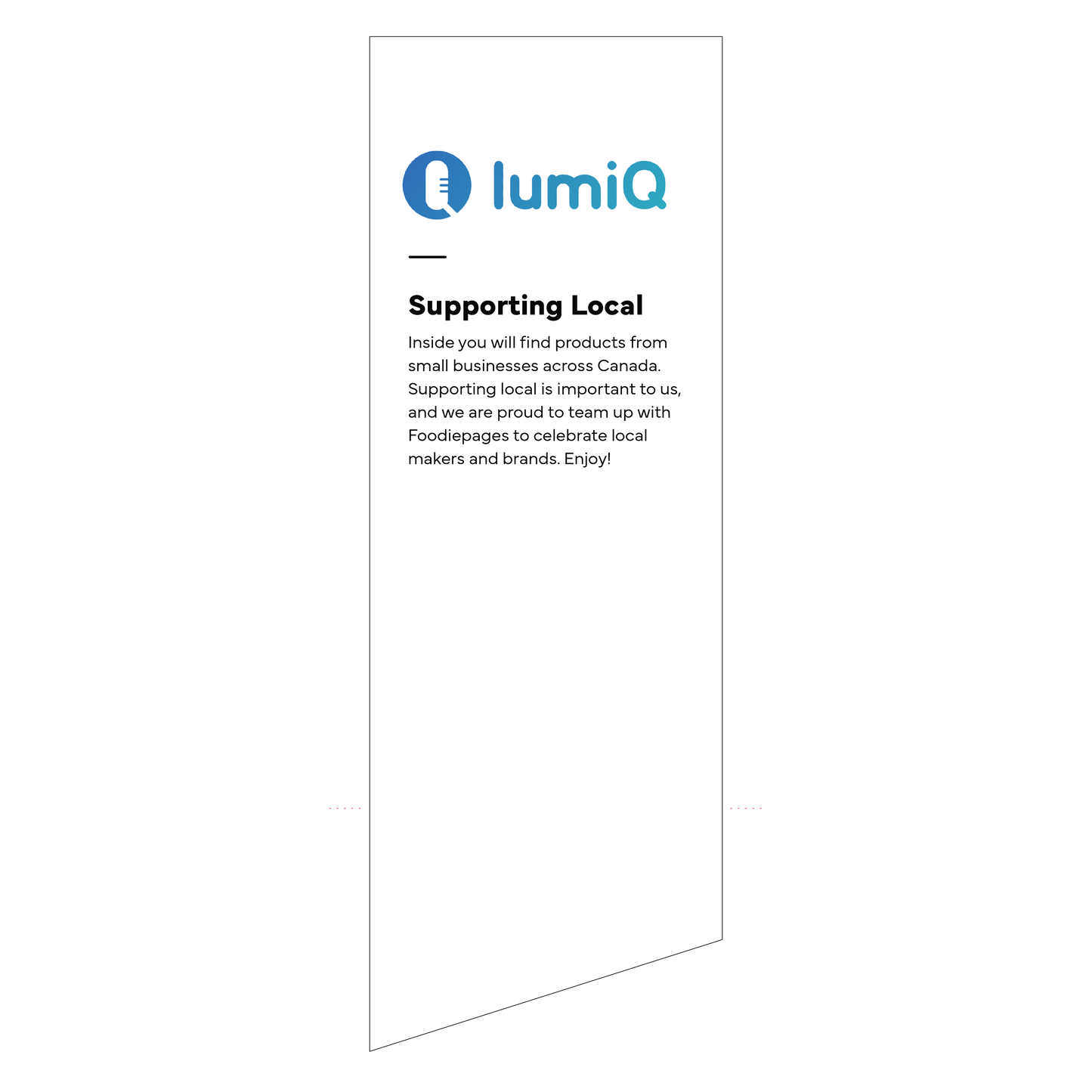 LumIQ Box Sticker (Supporting Local)