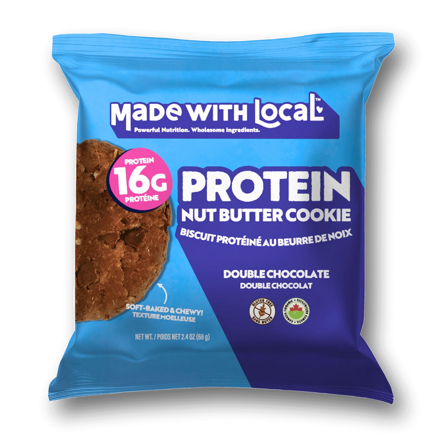 Made with Local - Double Chocolate Protein Cookie