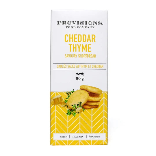 Provisions Food Company - Cheddar Thyme Shortbread Cookies