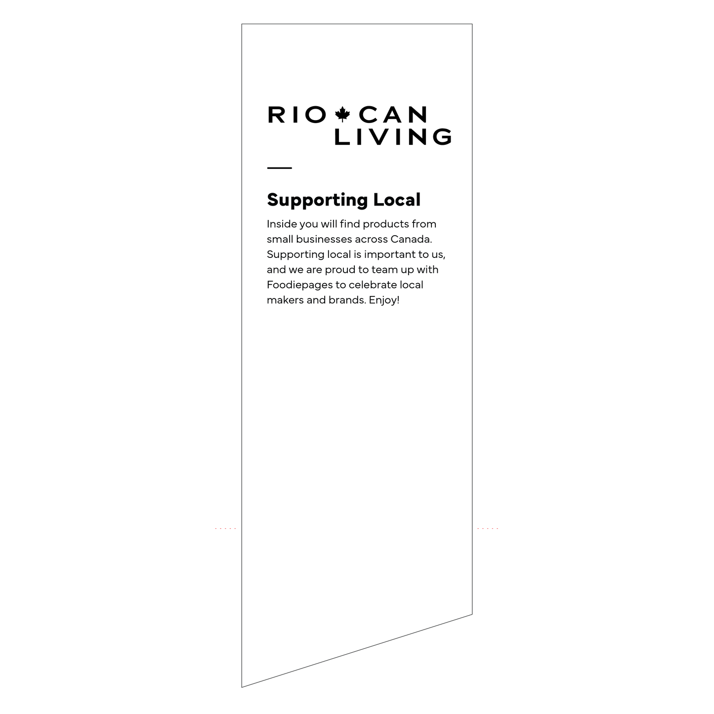 RioCan Living Box Sticker (Supporting Local)