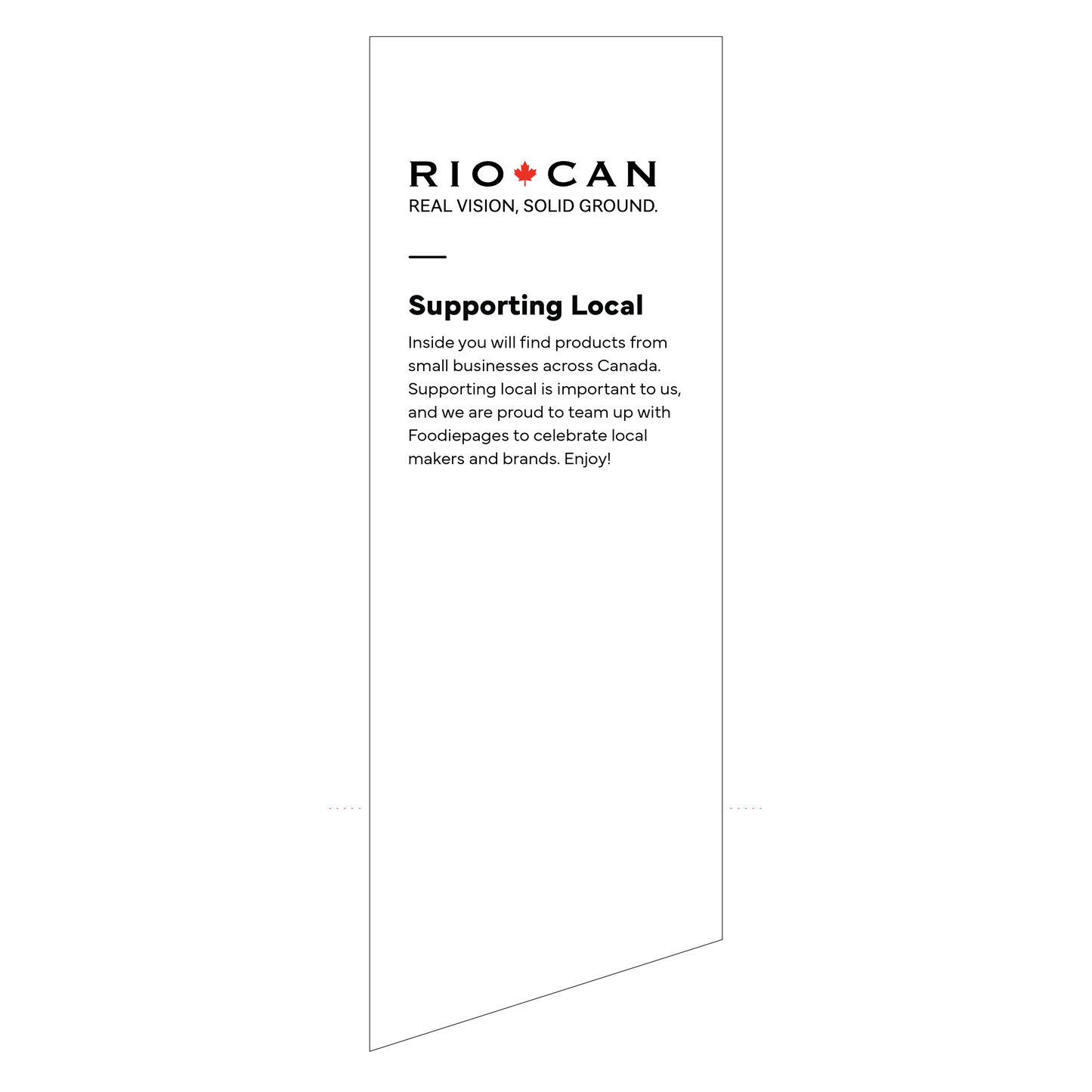 RioCan Box Sticker (Supporting Local)