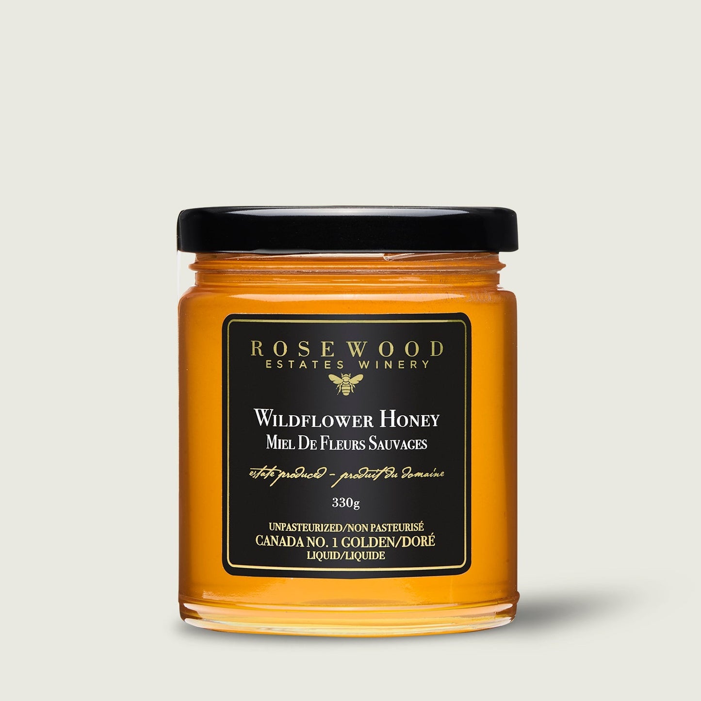 Rosewood Honey - Honey glass jar 330g