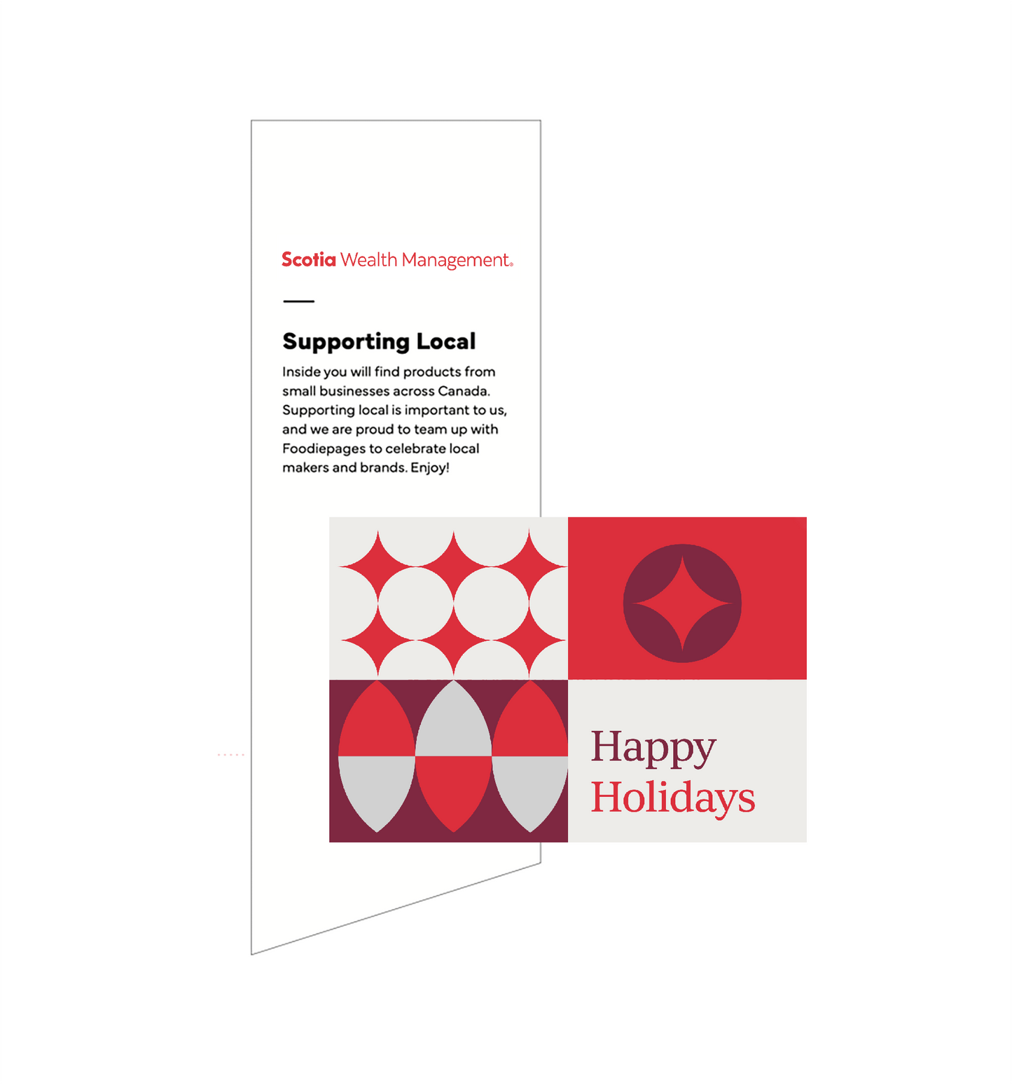 Scotia Wealth Box Sticker + Gift Message - ENGLISH*