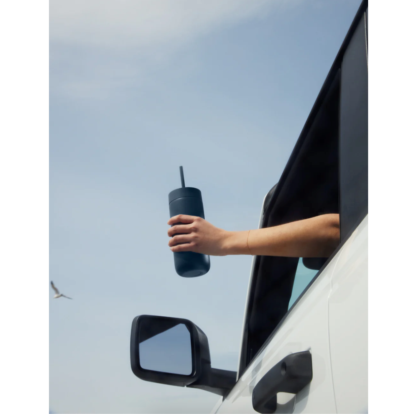 FELLOW Carter Cold Tumbler with Straw 16oz Dark Blue
