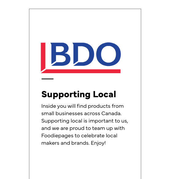 BDO Box Sticker (Supporting Local)