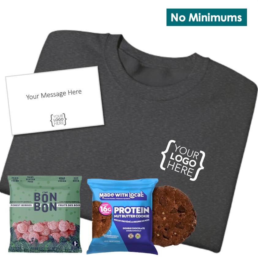 Snack Box with Branded Crewneck (On-Demand)