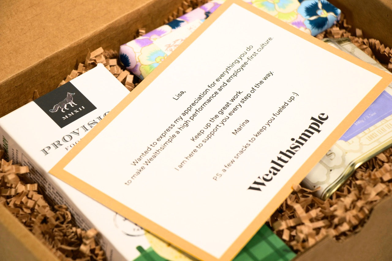 Tea Time Box (*Incl. Branded Gift Message + QR Code*)