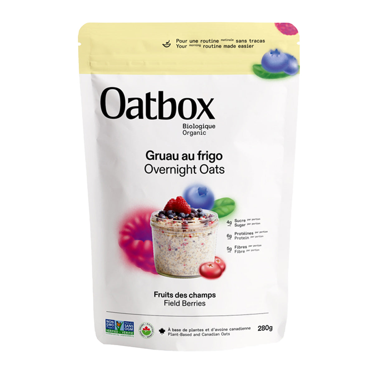 Oatbox - Overnight Oats Field Berries 280g