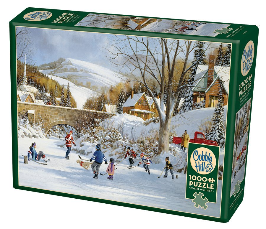 Cobble Hill - Hockey On Frozen Lake