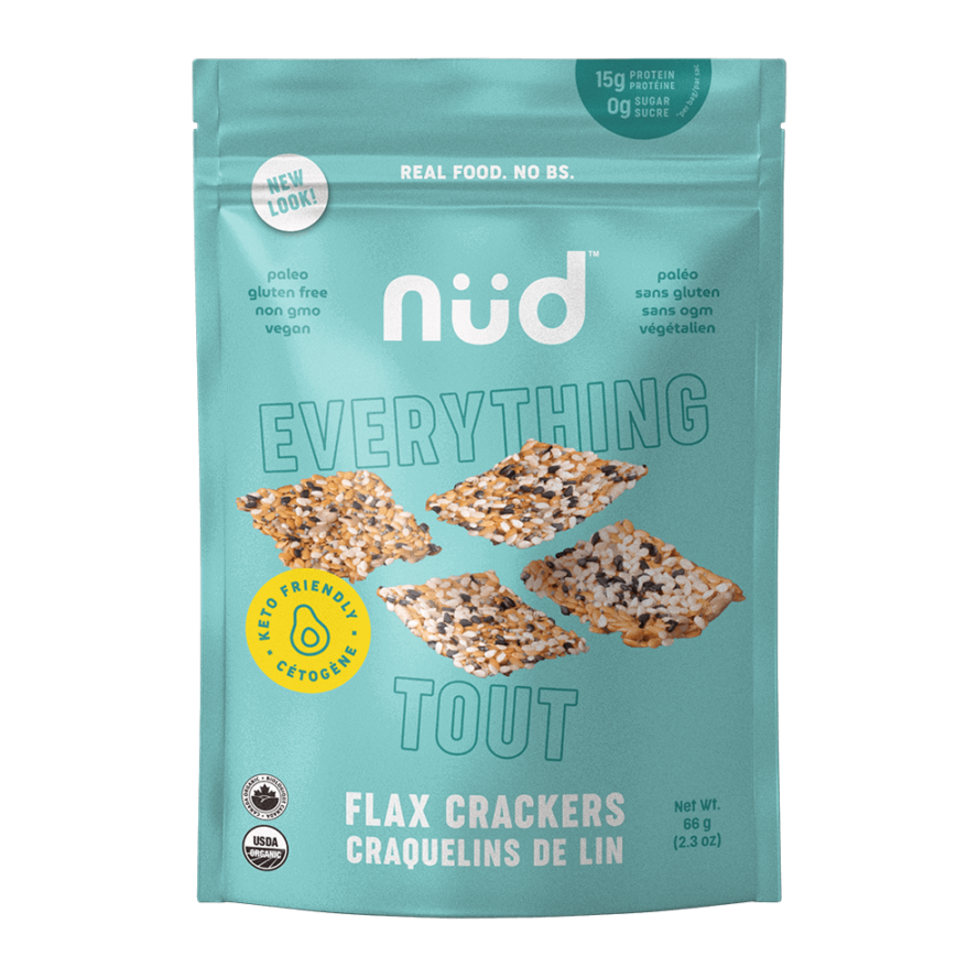 Nud Fud - Everything Flax Crackers 66g