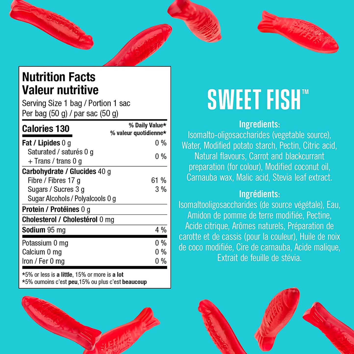 Smart Sweets - Gummy Fish 50g