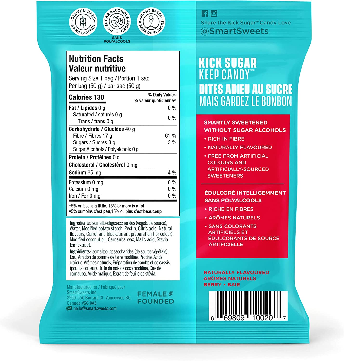 Smart Sweets - Gummy Fish 50g