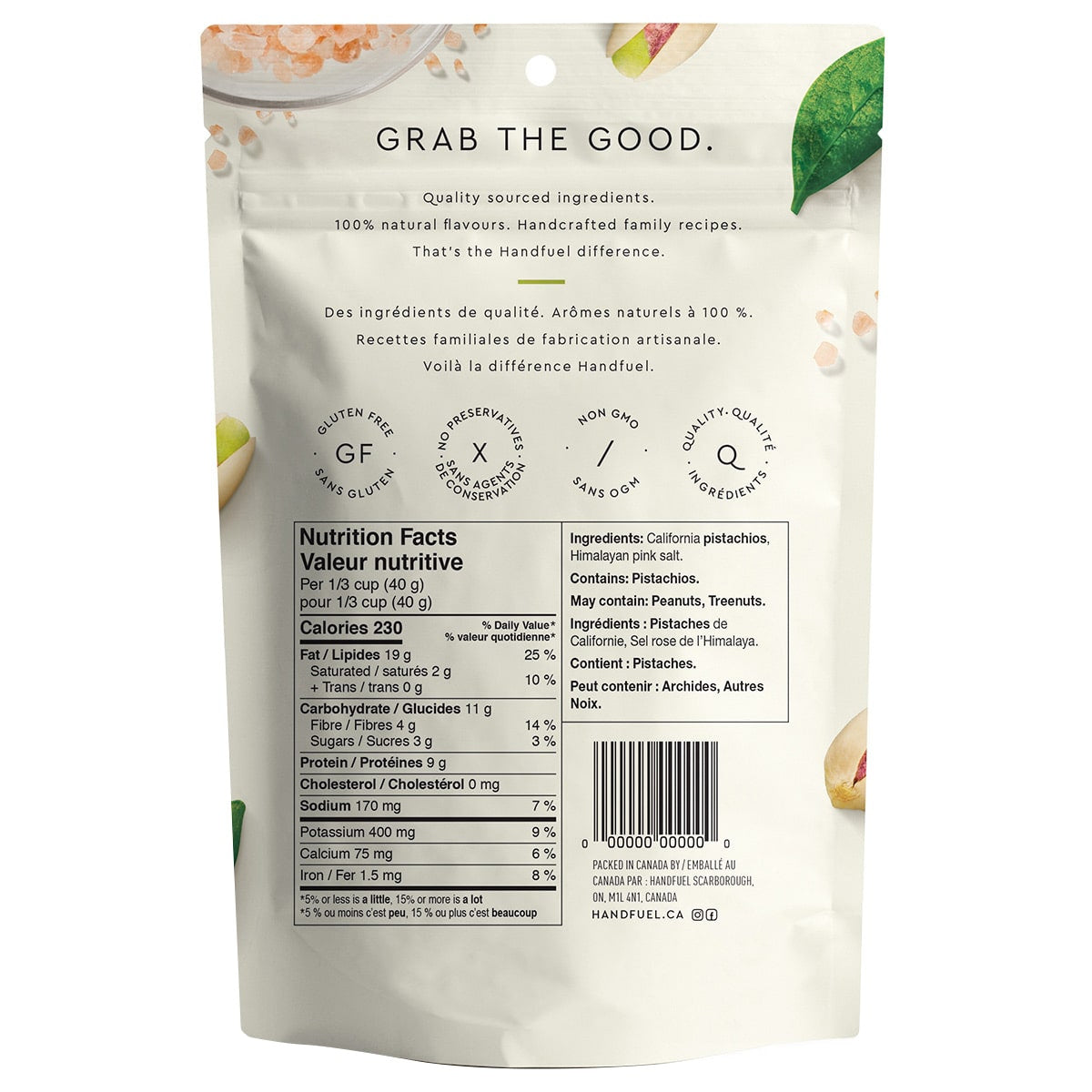 Handfuel - Himalayan Salt Pistachios 150g