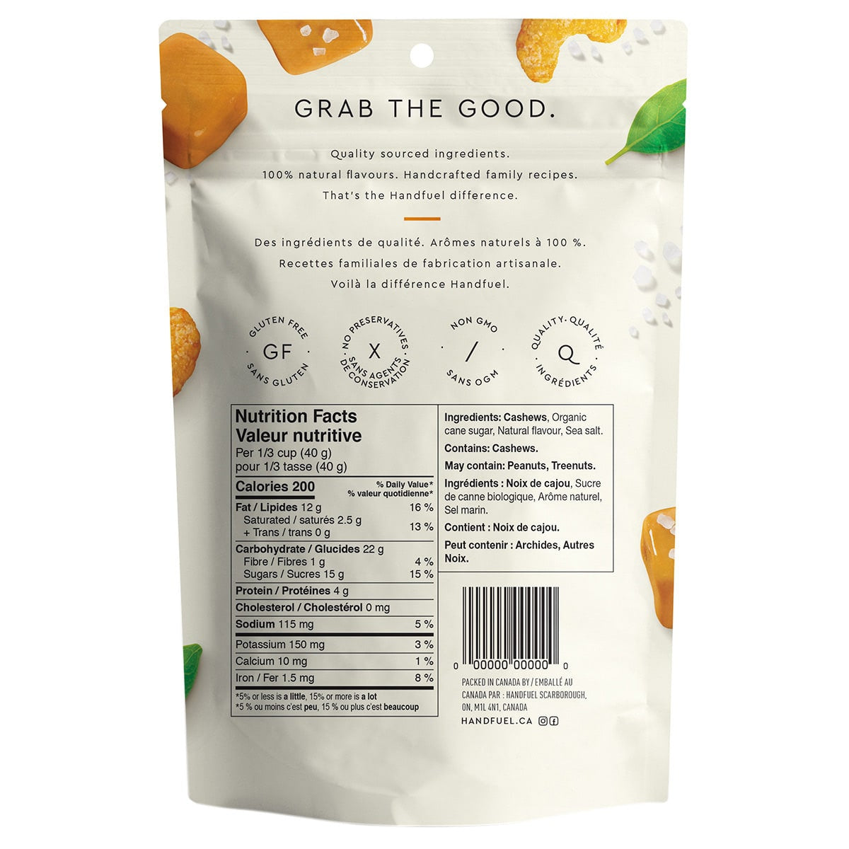 Handfuel - Salted Caramel Cashews 150g