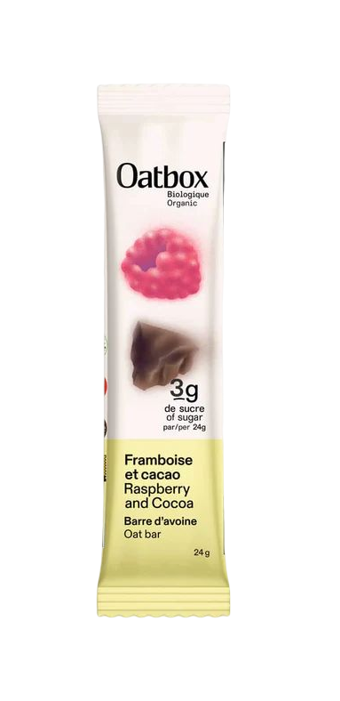 Oatbox - Raspberry and Cocoa Oat Bar 24g