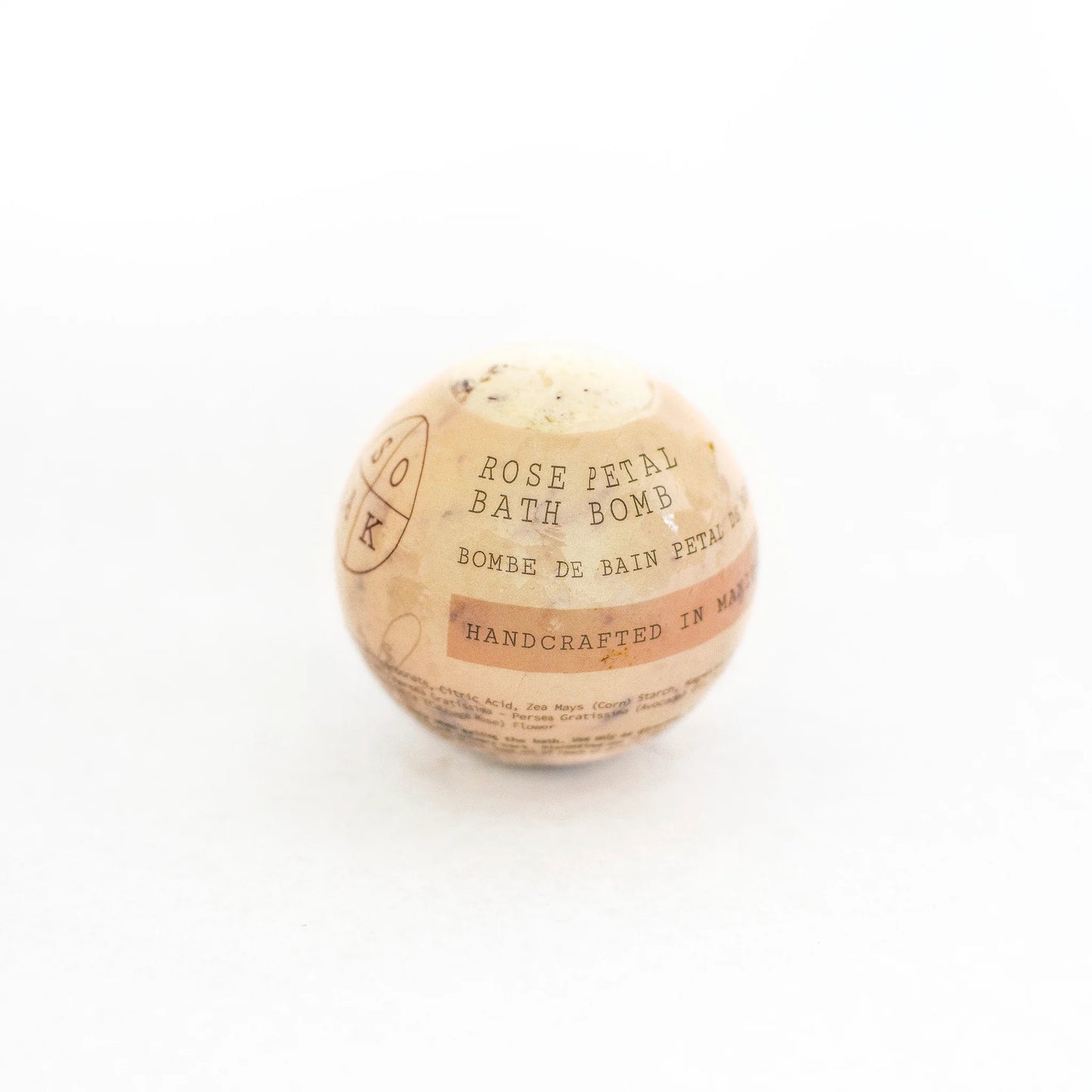 SOAK Bath Co. - Rose Petal Bath Bomb
