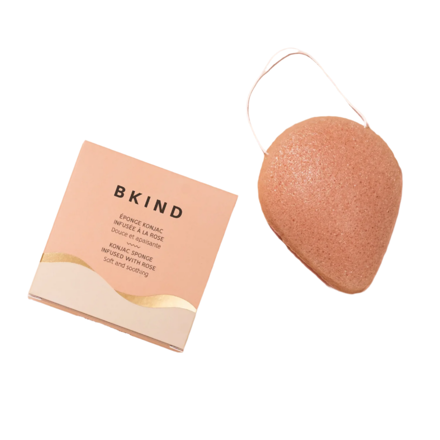 BKIND - Konjac Facial Sponge (Rose)