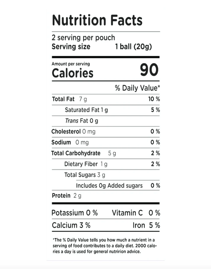 Nomz - Hazelnut Energy Bites