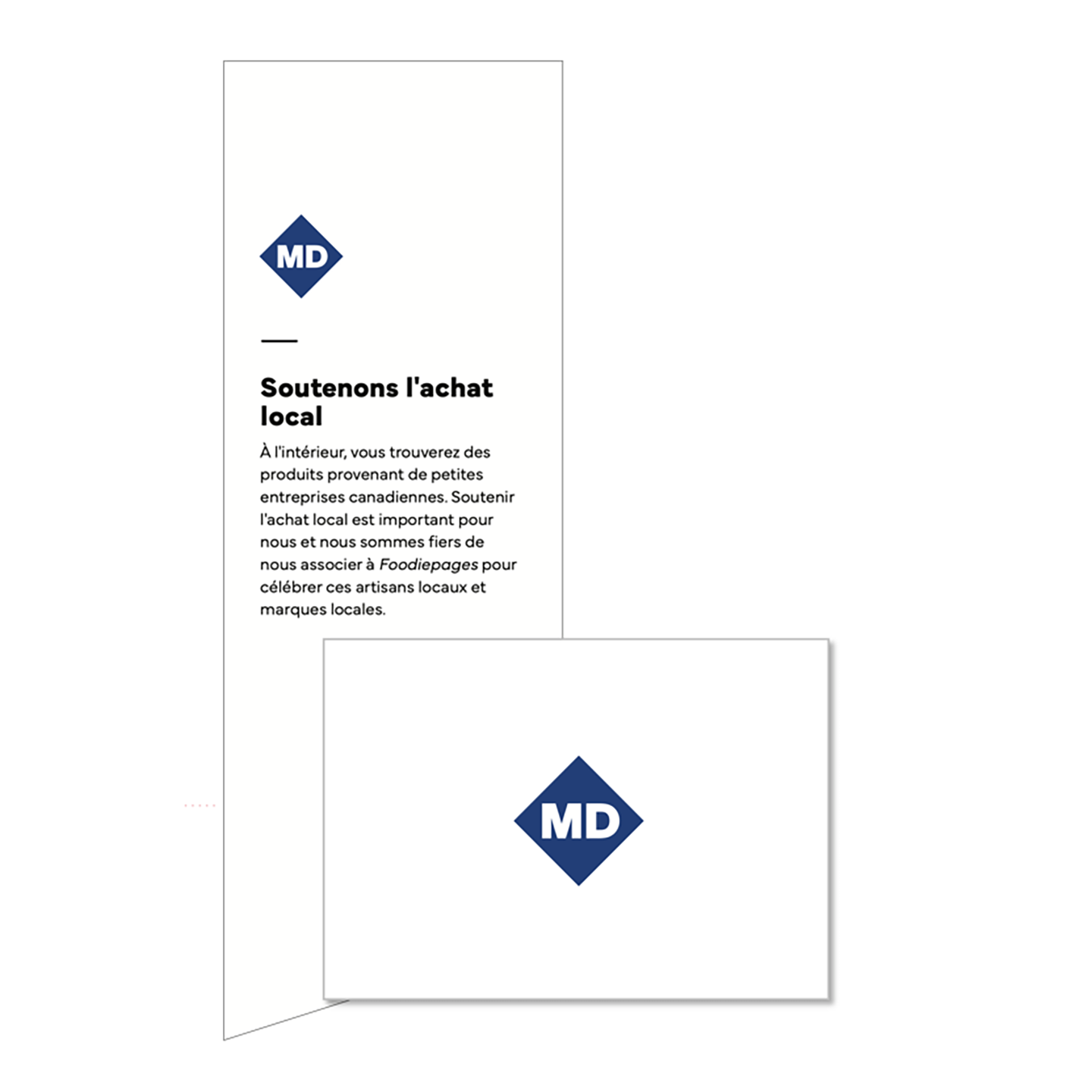 MD Box Sticker + Gift Message - FRENCH*