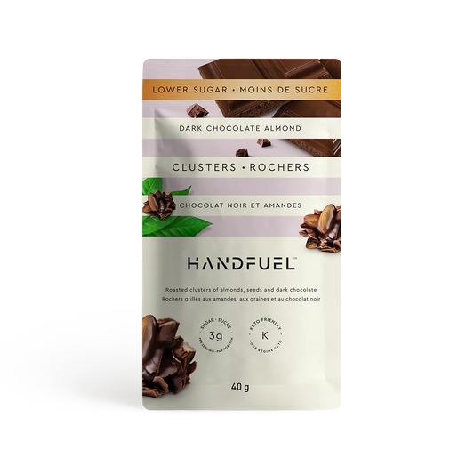 Handfuel - Dark Chocolate Almond Clusters 40g