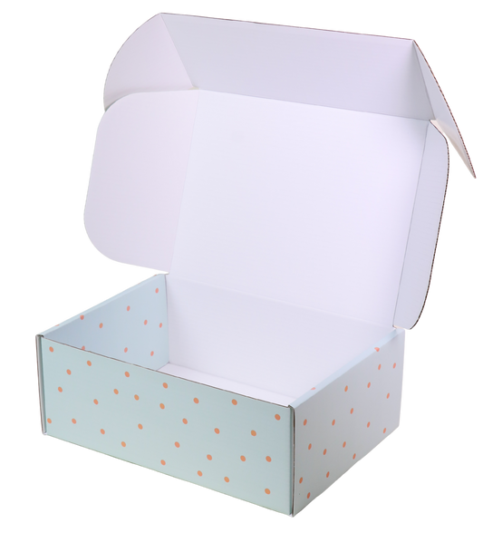 Medium Polka Dots Mailer Box (8 - 14 Items)