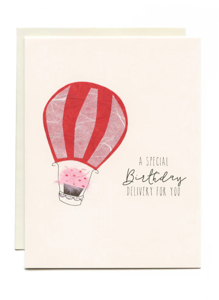 "A SPECIAL BIRTHDAY DELIVERY FOR YOU" Card