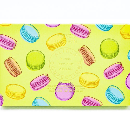 Alicja Confections - Macaron Cookie 33.6% Milk Chocolate 85g