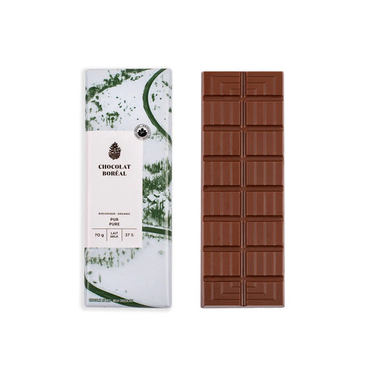 Chocolat Boreal - Pur Biologique LAIT Bar