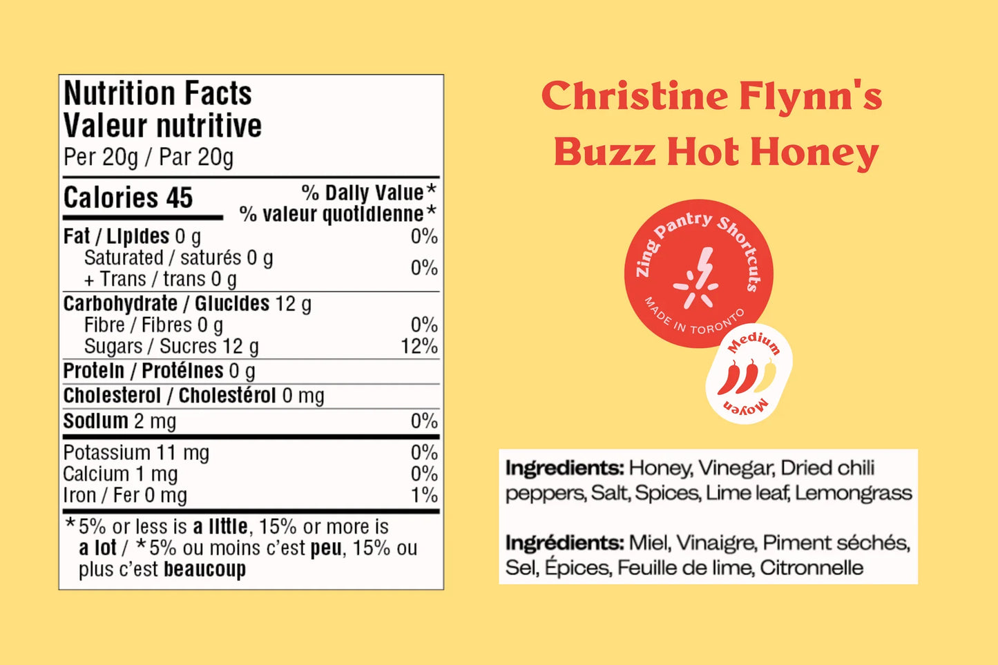 Zing - Christine Flynn's Buzz Hot Honey 250g