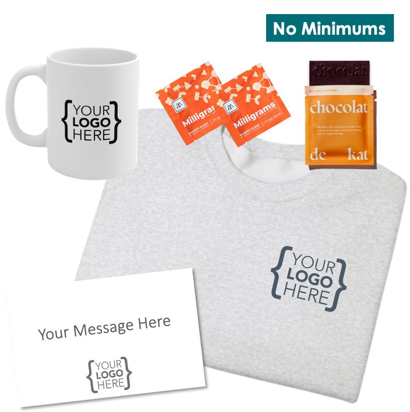 On-Demand Coffee Break Kit with Branded Crewneck & Mug