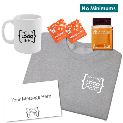 On-Demand Coffee Break Kit with Branded Crewneck & Mug