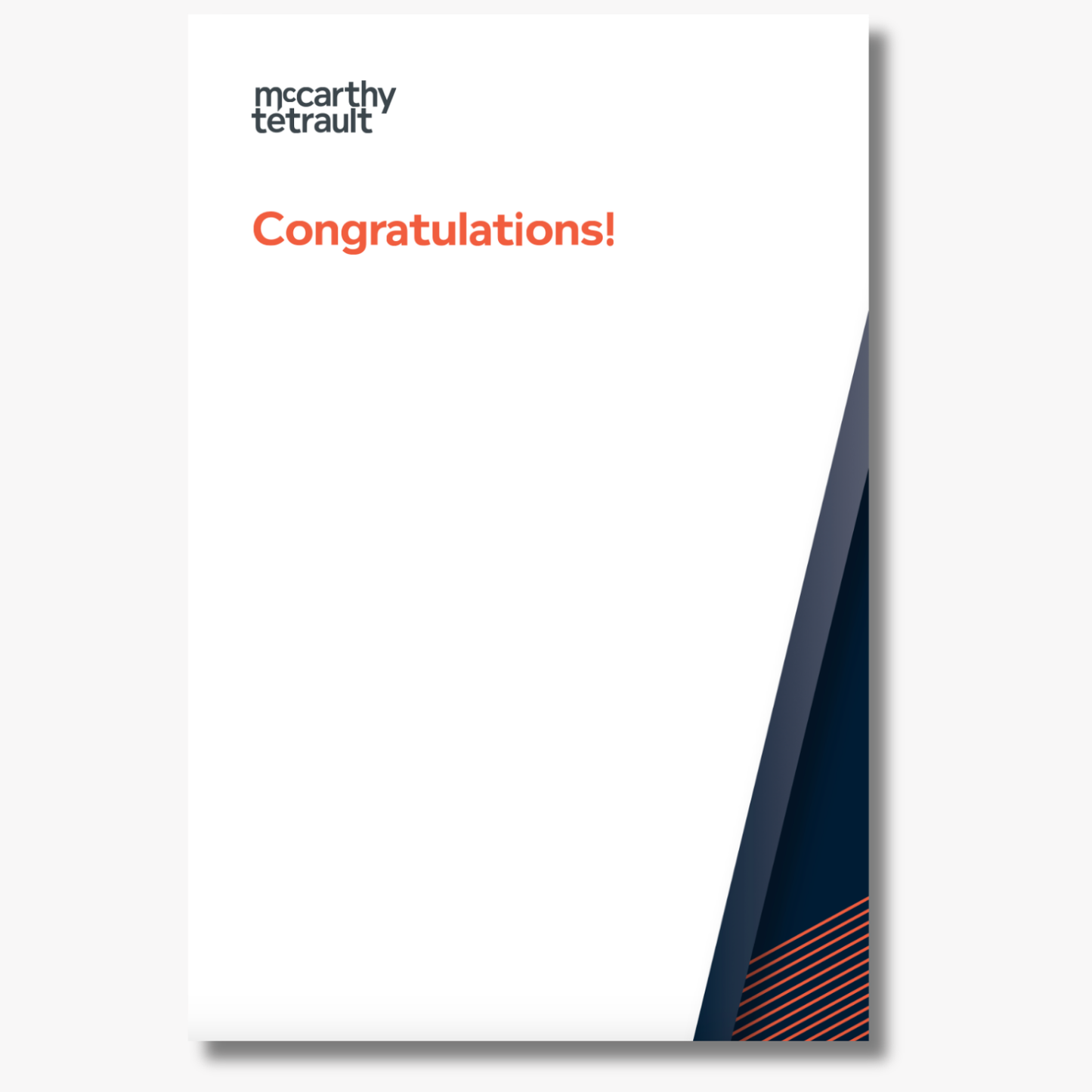 EN - Congratulations Card