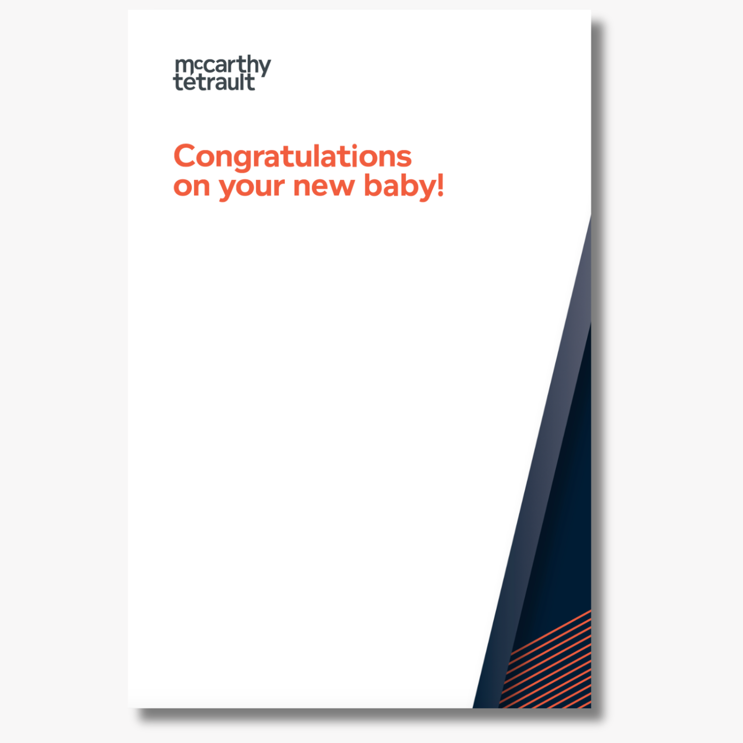 EN - New Baby Congratulations Card
