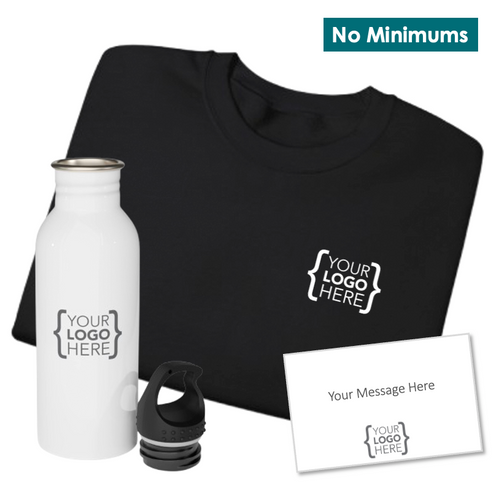 On-Demand Crewneck Sweatshirt + Water Bottle Kit