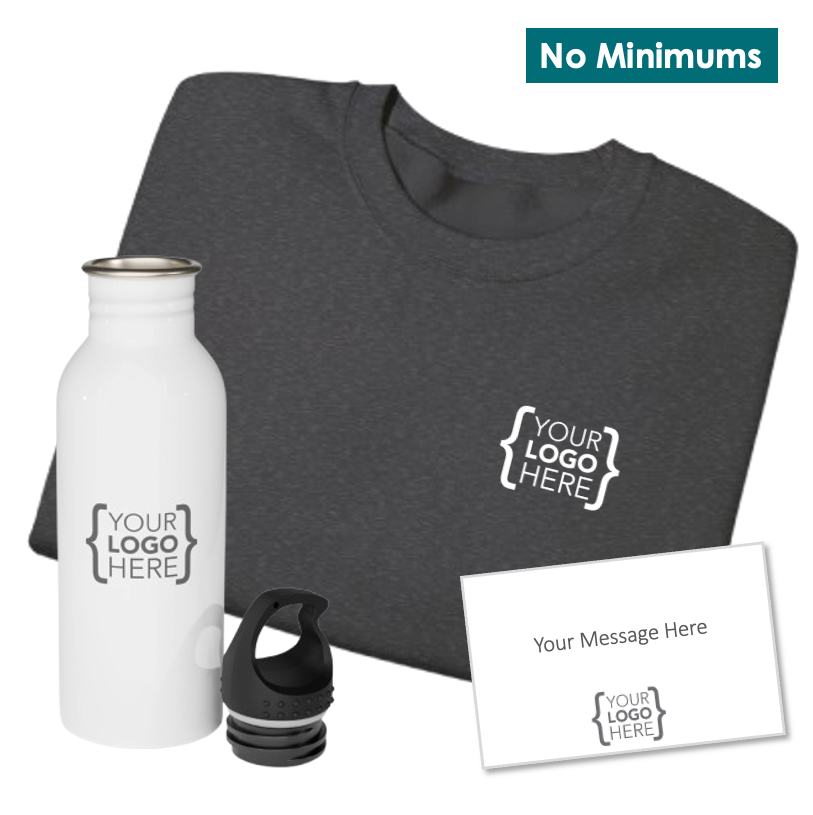 On-Demand Crewneck Sweatshirt + Water Bottle Kit