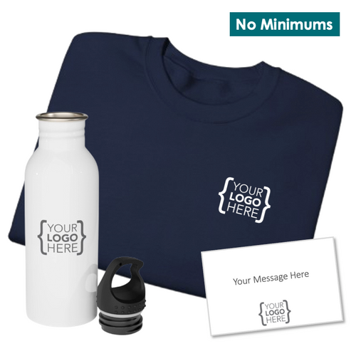 On-Demand Crewneck Sweatshirt + Water Bottle Kit